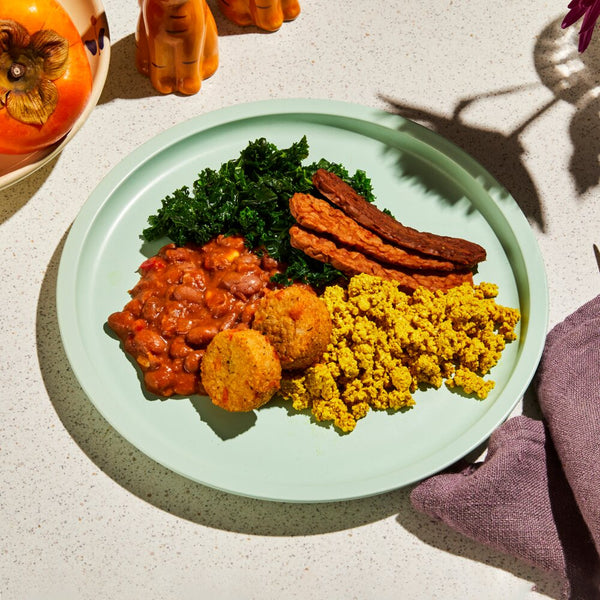 Scrambled Tofu, Smoky Tempeh All-day Breakfast