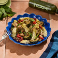 Charred Zucchini, Artichoke & Zaatar