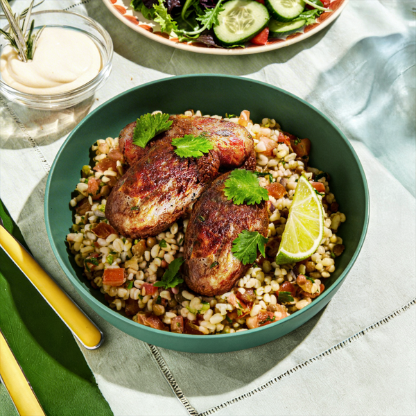 Mushroom Kofta & Ancient Grain Tabouli